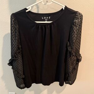 Loft black top